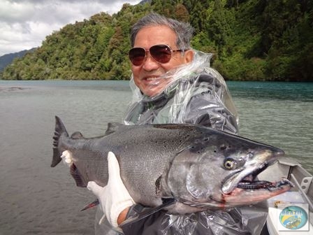 Fotos da pesca esportiva em Chaiten no Chile